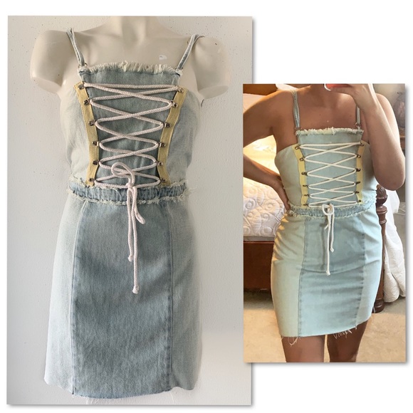 Jella Couture Dresses & Skirts - Jella C. Blue Jean club dress - party denim Jella Couture Dresses & Skirts - Jella C. Blue Jean club dress - party denim